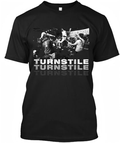 DCVGsdxza Turnstile Sao Paulo 2016 American Hardcore Punk Music T-Shirt S-3XL Black XL