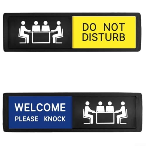 UrbanHui Slider Door Indicator Sign for Office & Spa Privacy