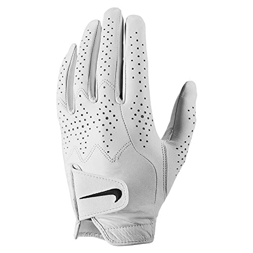 Nike Womens Tour Classic IV Left Hand Golf Glove White | White | Black Medium/Large