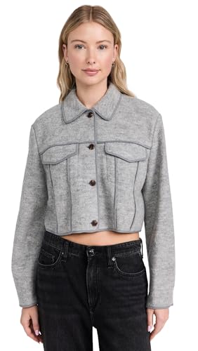Theory Women's Crop Boucle Jacket