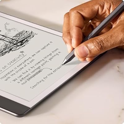Amazon Kindle Scribe Premium Pen, Sleek Stylus Design with Improved Eraser - Metallic Jade