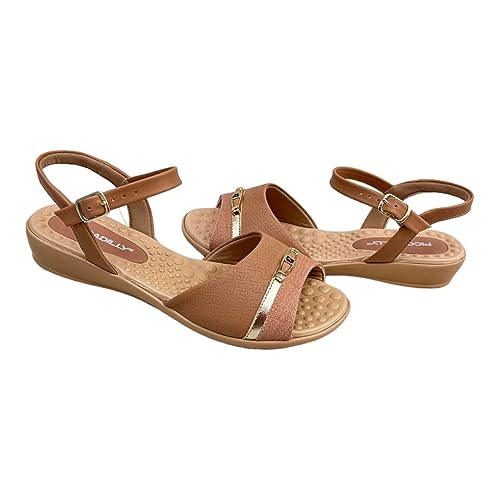 Sandalia Piccadilly 500351 Baixa Calcanhar Aberto Joanete Feminino