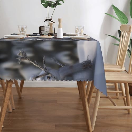 Nappe de Noël imperméable pour éviter les taches de sauce de fête - 4
