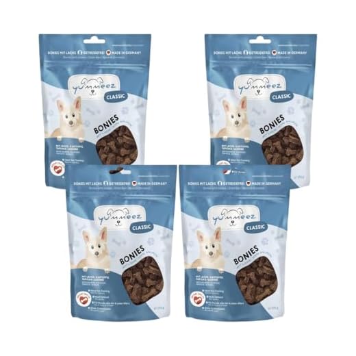 Yummeez Hundeleckerli Lachs 175 g, 4er Pack (4 x 175 g)