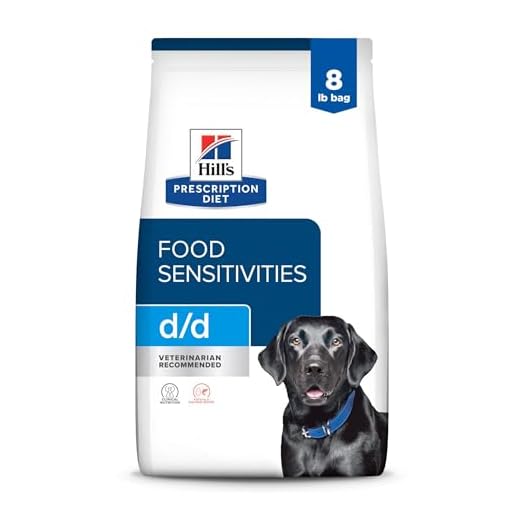 Hill's Prescription Diet d/d Food Sensitivities Dry Dog Food, Potato & Salmon, 8 lb. Bag