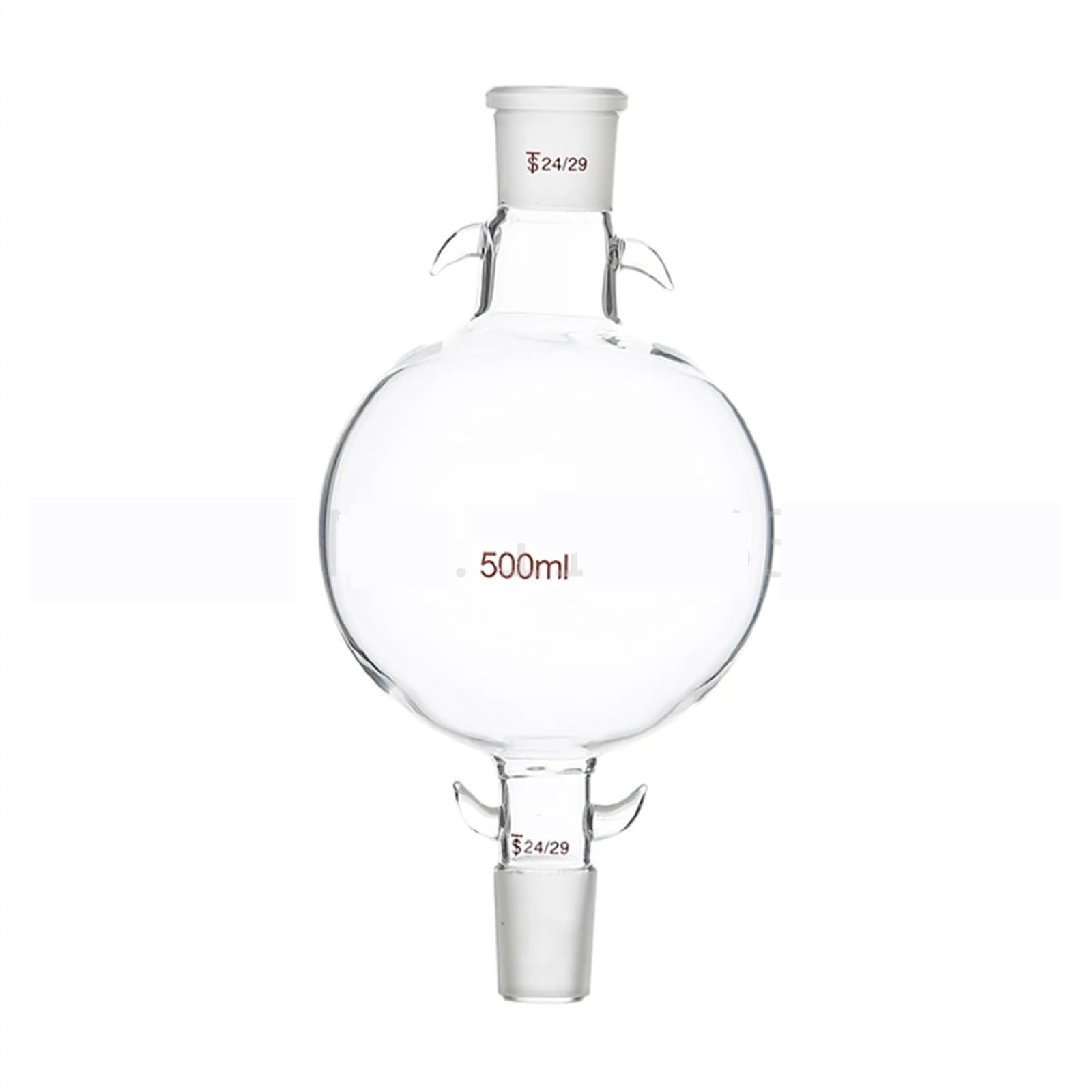 Bola de almacenamiento de columna de cromatografía, bola de cojín de depósito solvente de cromatografía de vidrio de laboratorio de 50ml a 2000ml, 1 Uds.(500ml 29x29)