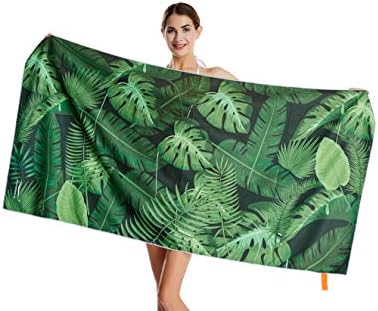 CHARS Microfiber Quick Drying Beach Towel with a Carrying Bag Super Absorbent & Sand Free Towel for Kids Teens Adults Travel Gym Camping Pool Yoga Outdoor and Picnic