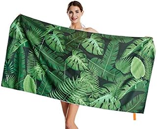 CHARS Microfiber Quick Drying Beach Towel (30" x 60") with a Carrying Bag