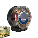 Fish Automatic Feeder | Airtight Feeding Station Bowl - 105ml Electronic Fish Feeder | for Vacation Turtle Outdoor Pond Indoor Pets