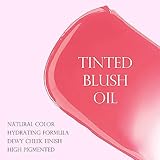 KYDA Liquid Blush, Tinted Blush Oil, Dewy Cheek Finish, Lightweight Blendable Formula, High Pigmented Hydrating Blush Makeup, for All Skin - Image 4