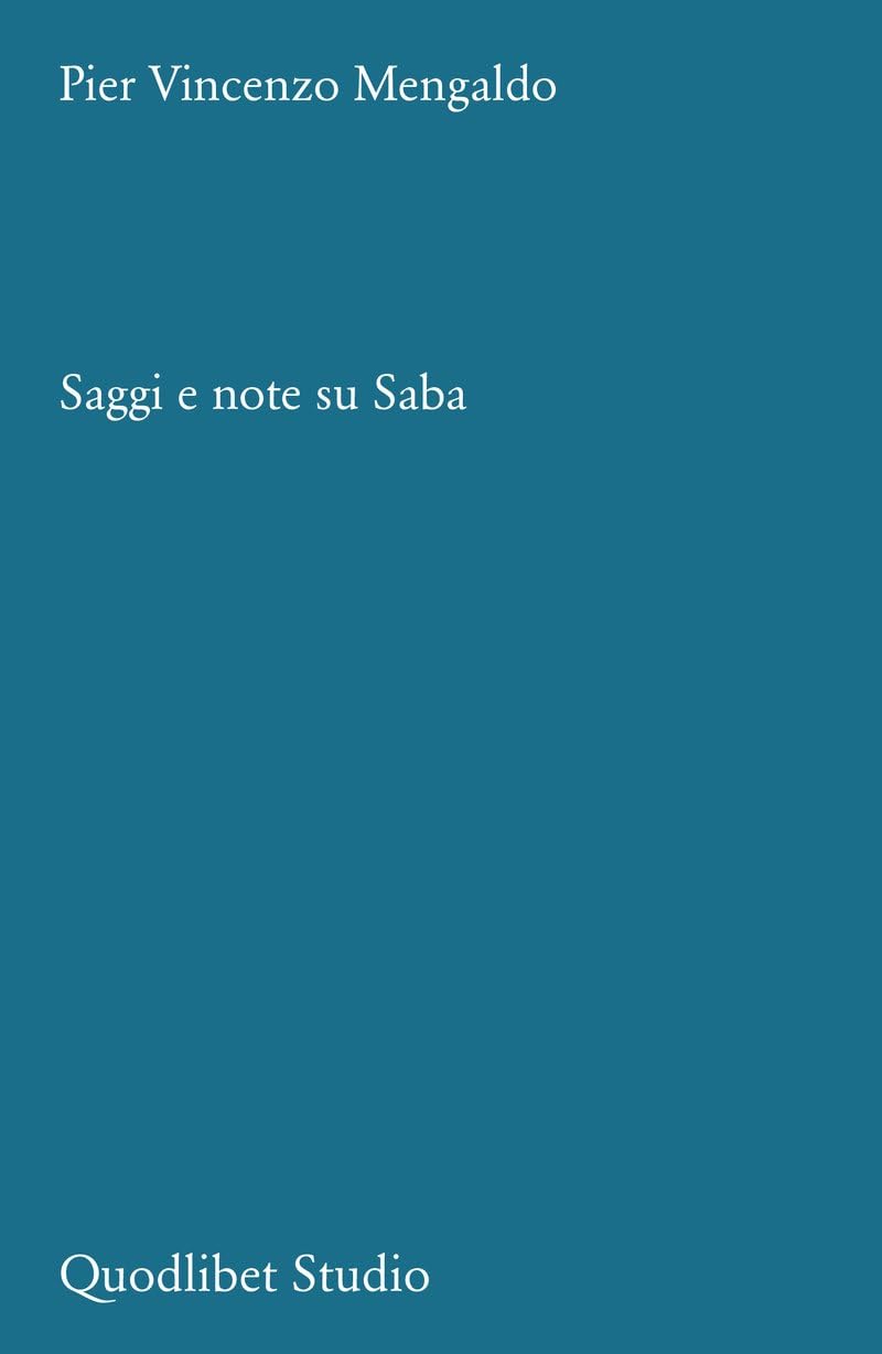 Saggi E Note Su Saba - 4