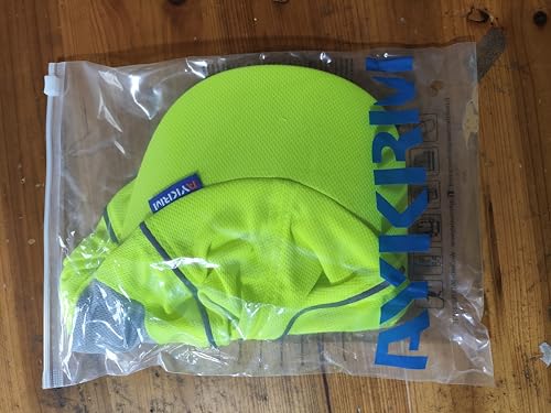 AYKRM High Visibility Yellow Legionnaires Cap/Reflective hat (Yellow+Gray, 58CM) - Image 6