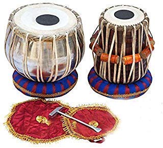 SM'SAI MUSICALS Iron Bayan and Dayan Tabla Set for Beginners and Students/Boys/Girls