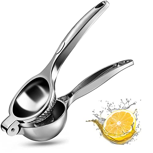 Auyeetek Zitronenpresse Manuell Spülmaschinenfest Anti-Ätzmittel Zitruspresse saftpresse Orangenpresse Profi-Qualität leicht zu reinigen Limettenpresse Lemon Squeezer Citruspresse Cover
