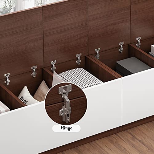 Coffre de rangement salon et chambre : banc en bois polyvalent pour entrée - 3