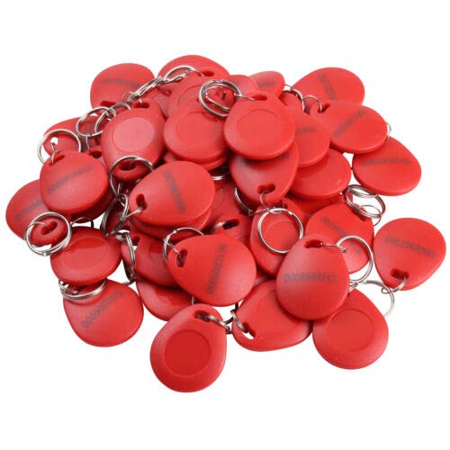 Amazing Deal 100pcs Proximity RFID Key Fob 125KHz ID Smart Door Entry Keyfobs Keychain