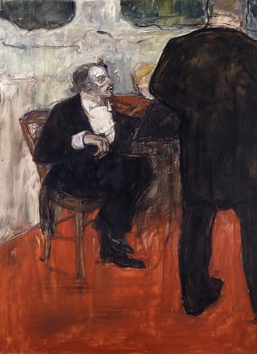 Peinture Poster Graffiti de Toulouse-Lautrec en 60x90cm pour la décoration murale du salon