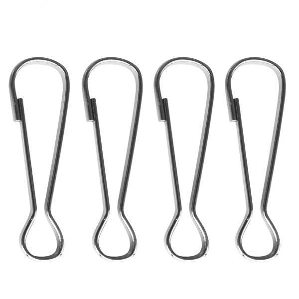 4x4 Pieces Stainless Steel Flag Pole Clip Snaps Hook Flag Pole Attachment 4#|Sporting Goods|Water Sports|Kayaking, Canoeing & Rafting|Accessories-image-32