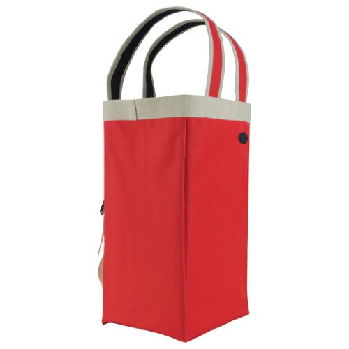 Bolso Tote convertible en mochila rojo