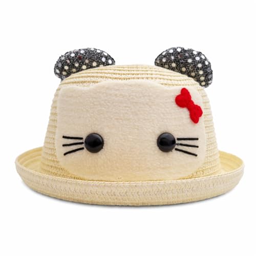 Image of VRITRAZ Baby Boy's and Girl's Kids Children Cute Printed Cartoon Gift Summer Fancy Dress Straw Fasion Hat Cap 1