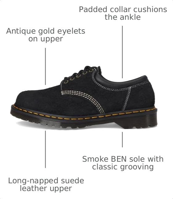 Image of Dr. Martens, Unisex, 8053, Black, Mens 9, Womens 10, Medium