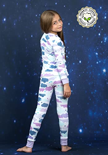 Prestigez Girls' Organic Cotton 2 Piece Pajama Sleepwear Set4