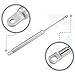 X AUTOHAUX 2 Pcs 10 Inch 18Ib/80N Silver Tone Lift Supports Struts Shocks Gas Spring Universal for RV Car Truck Boat Window Cabinet Door Cover Lids