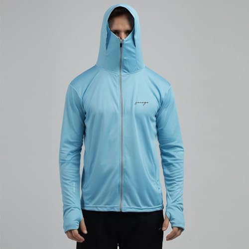 Image of BE SAVAGE Balaclava Sunscreen Jacket For Men