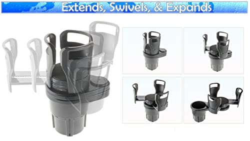 Extensor de portavasos para carro ajustable 2 en 1 miniatura 4