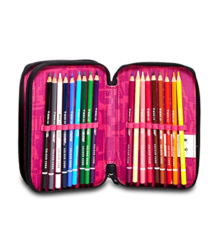 Trousse remplie de stylos Seven avec 3 compartiments pour ne plus rien perdre - 4