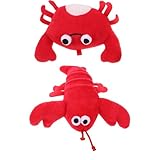 WATIIFUFU Broche de Peluche de Langosta y Cangrejo, 2 Piezas, Diseño Realista, Tamaño Pequeño, Accesorio para Camisas, Sombreros y Mochilas, Decoración para Halloween y Carnaval, Alfiler