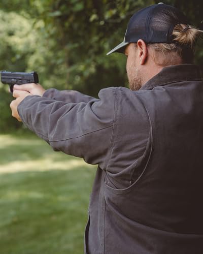 Image of Venado Concealed Carry Jacket for Men - Heavy Duty Canvas - Conceal Carry Pockets