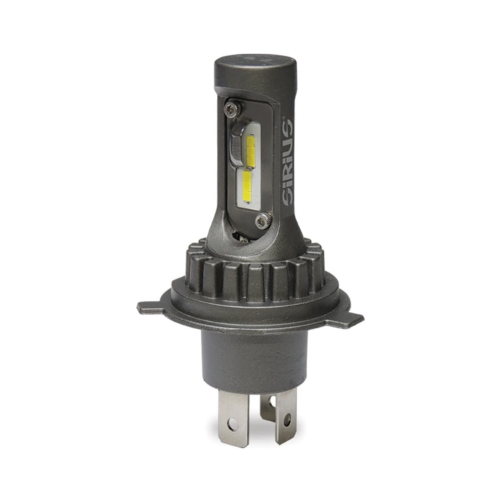 DISCORAMA® KIT LAMPADE LED SIRIUS H4 12V 6000K CHIP CSP COPPIA FARI AUTO MOTO LUCE BIANCA