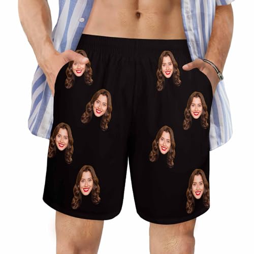 Custom Picture Swim Trunks Personalized Face Swim Trunks for Men Customized Face Swim Trunk Swim Trunks with Face