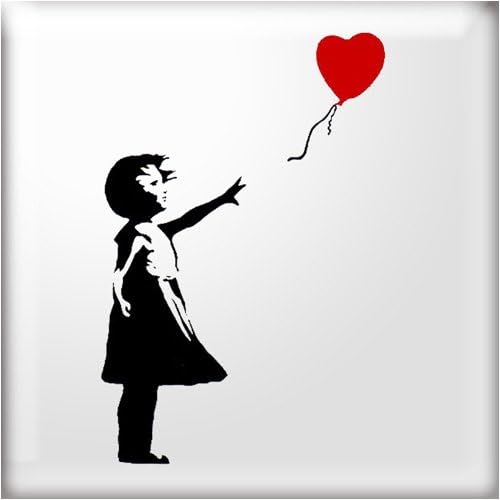 The Stencil Studio Banksy Style Balloon Girl Reusable Stencil - Size Extra Small (A5) (10348XS)