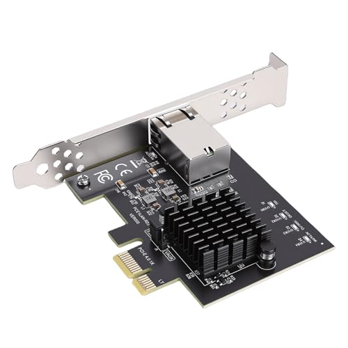 LICAEVEY PCIe X1 10 Network Card, Adaptador Ethernet PCIe 4.0 RTL8127AT 10Gb para Escritorio y Servidor miniatura 1