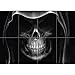Produktbild Grim Reaper Death Scythe Wand Kunst Multi Panel Poster drucken 47x33 zoll