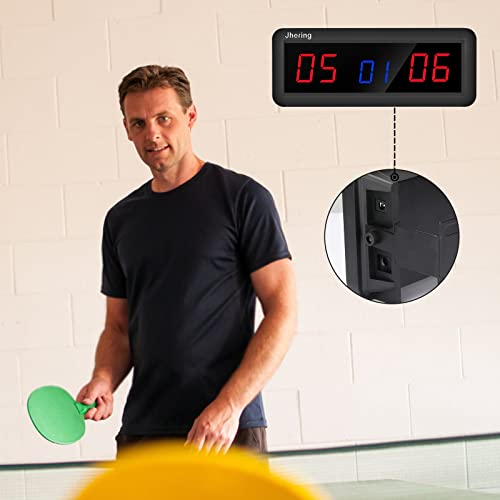 Jhering Electronic Scoreboards With Remote, Portable Score Keeper, Digital Scoreboard For Basketball Ping Pong Volleyball Sport(L) #TOP4