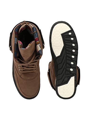 Image of Eego Italy Mens High Top Premium Sneakers For Men