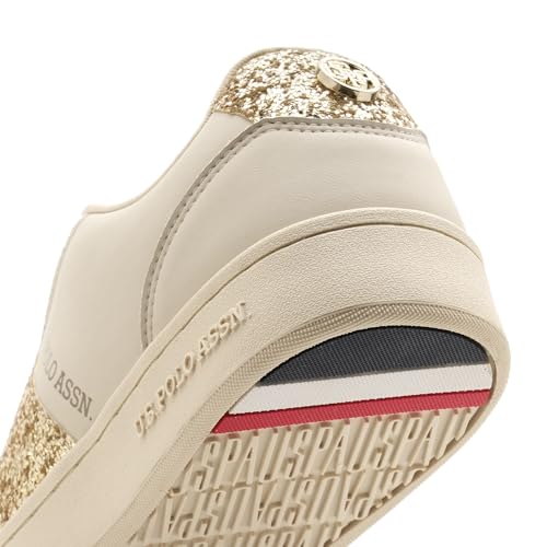 Image of U.S. Polo ASSN. Kate 3.0 Off White Sneakers Shoes with Premium Upper