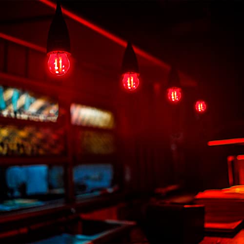 Lâmpada Bolinha LED, 2W, Filamento vermelho, Soquete E27, Bivolt, Avant