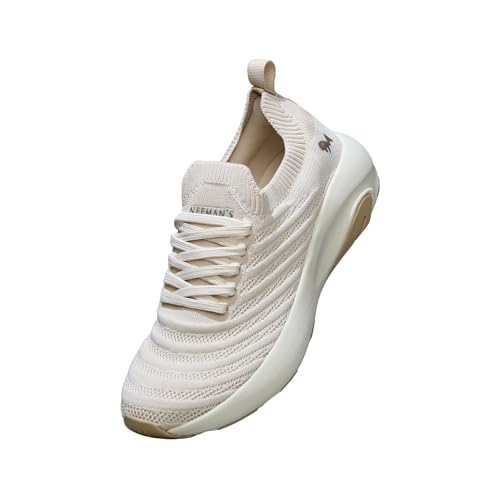 Image of Neeman's Begin Walk Glide Women's Walking Sneakers with CushyWalk Cushioning | Stretch Knit Breathable Upper, CloudSurge Foam Insole, Anti-Skid EVA Rubber Sole, Lace-Up Comfort Shoes