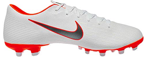 Image of Nike Mercurial Vapor Xii Academy Mg, Men's Footbal Shoes Footbal Shoes, White (Weiß/Orange Weiß/Orange), 11 UK (46 EU)