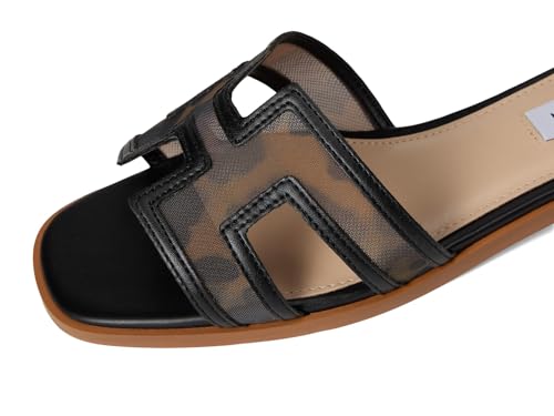Steve Madden Steve Madden Women's Hadyn Slide Sandal, Leopard Mesh, 11