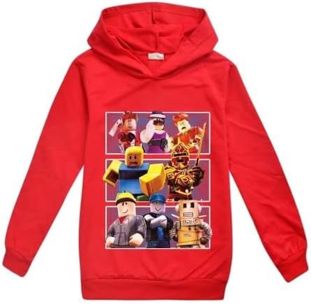 Boy Hoodie Long Sleeve Top Tee Games Family Cotton Pullover