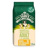 James WELLBELOVED 1,5kg Hund Trockenfutter ohne Getreide, Truthahn & Gemüse ...