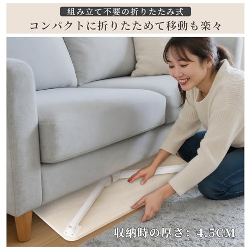 折りたたみテーブル ローテーブル ちゃぶ台 幅70cm*奥行40cm*高さ34cm 組立不要 座卓 コンパクト 持ち運び便利 省スペース ドリンクホルダー付き タブレットスタンド 学習 ベッド 在宅勤務 [4]