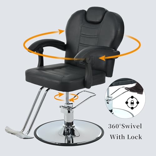NicBex-Wooden-Salon-Chair-for-Hair-Stylist-360-Swivel-Reclining-Barber-Chair-with-Hydraulic-Pump-for-Spa-Hair-Salon-Chair-Tattoo-Chair-Barber-Chair-Adjustable-Height-Spa-Beauty-EquipmentBlack