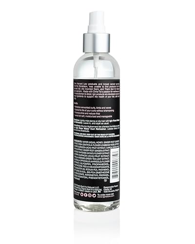 tgin Rose Water Curl Refresher for Curly, Coily, and Wavy Hair, with Acai Berries, Moisturizes and Soothes Dry Hair and Scalp, Braids, Protective Styles, and Locs, 8 fl oz2