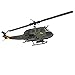 Helidirect RC ERA C032 Huey UH1 6CH Gyro Stabilized RC Aircraft with Altitude Hold & Optical Sensor, 3D RC Helicopter RTF for Beginners, Adults Upgraded Transmitter (Green with Weapons (ERA-C032-G))